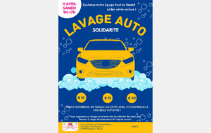 CARWASH 11 Avril - au profit du Stage Jeunes compétiteurs Bellecin