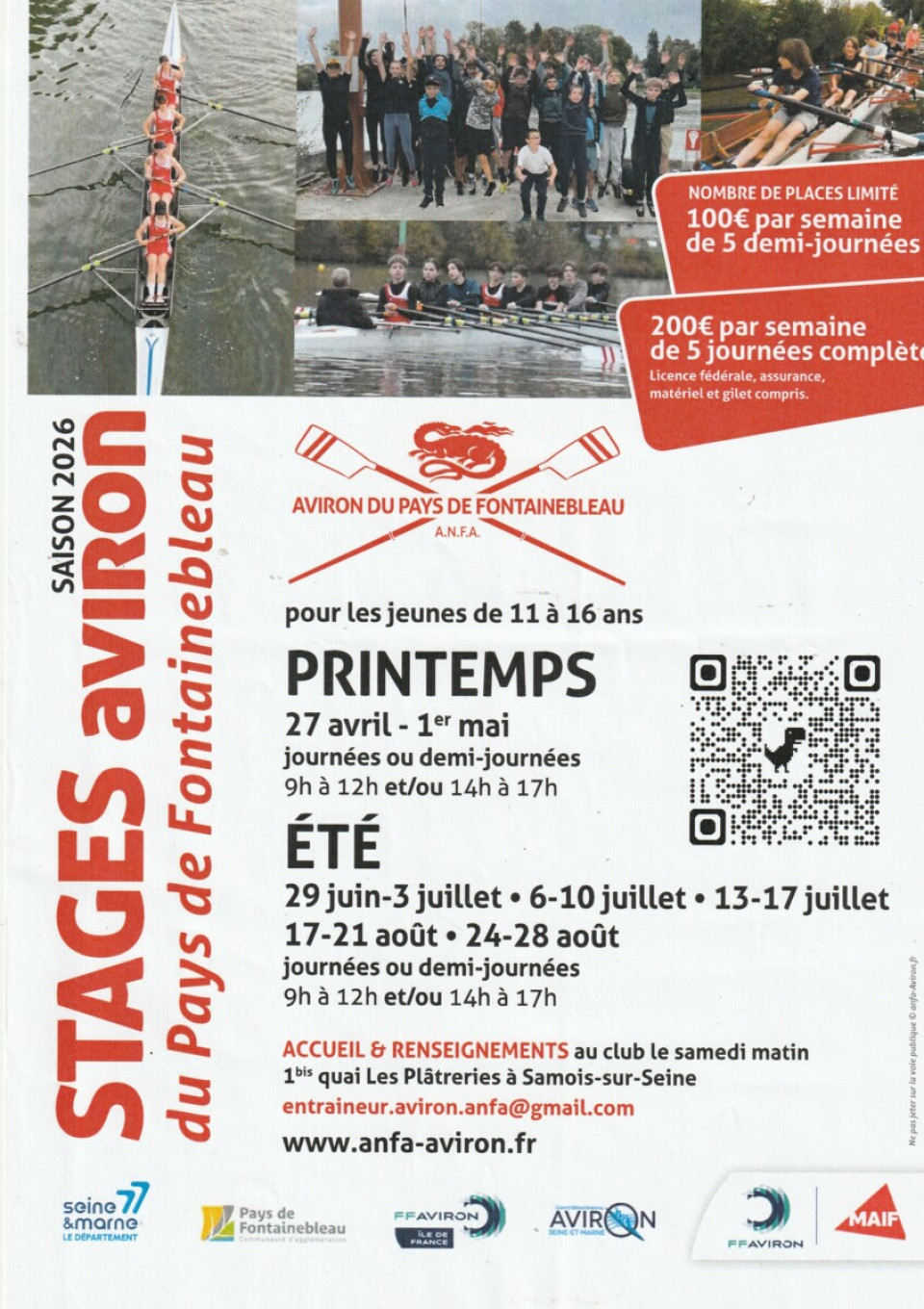 SAMOIS Stage Jeunes Apres Midi (27 Avril-30 Avril)